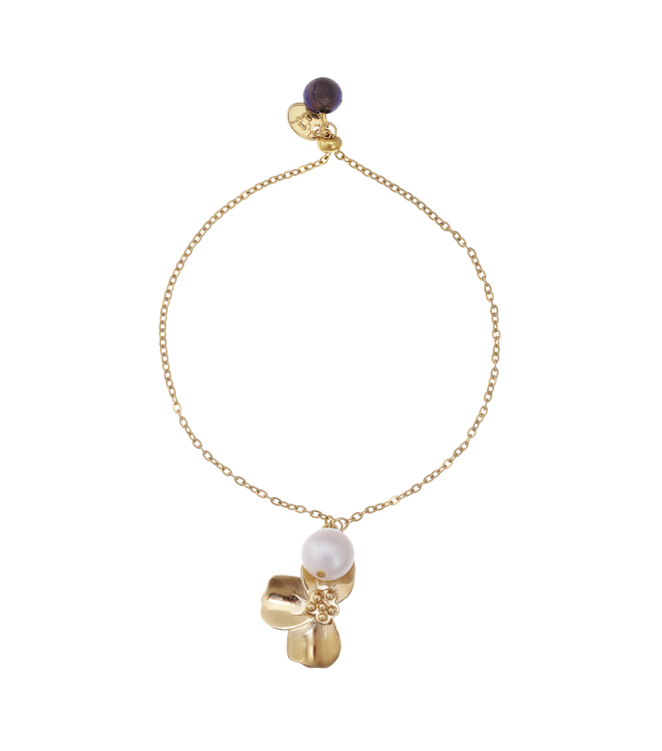 Bracelet Meido, perle de culture et perle de Murano