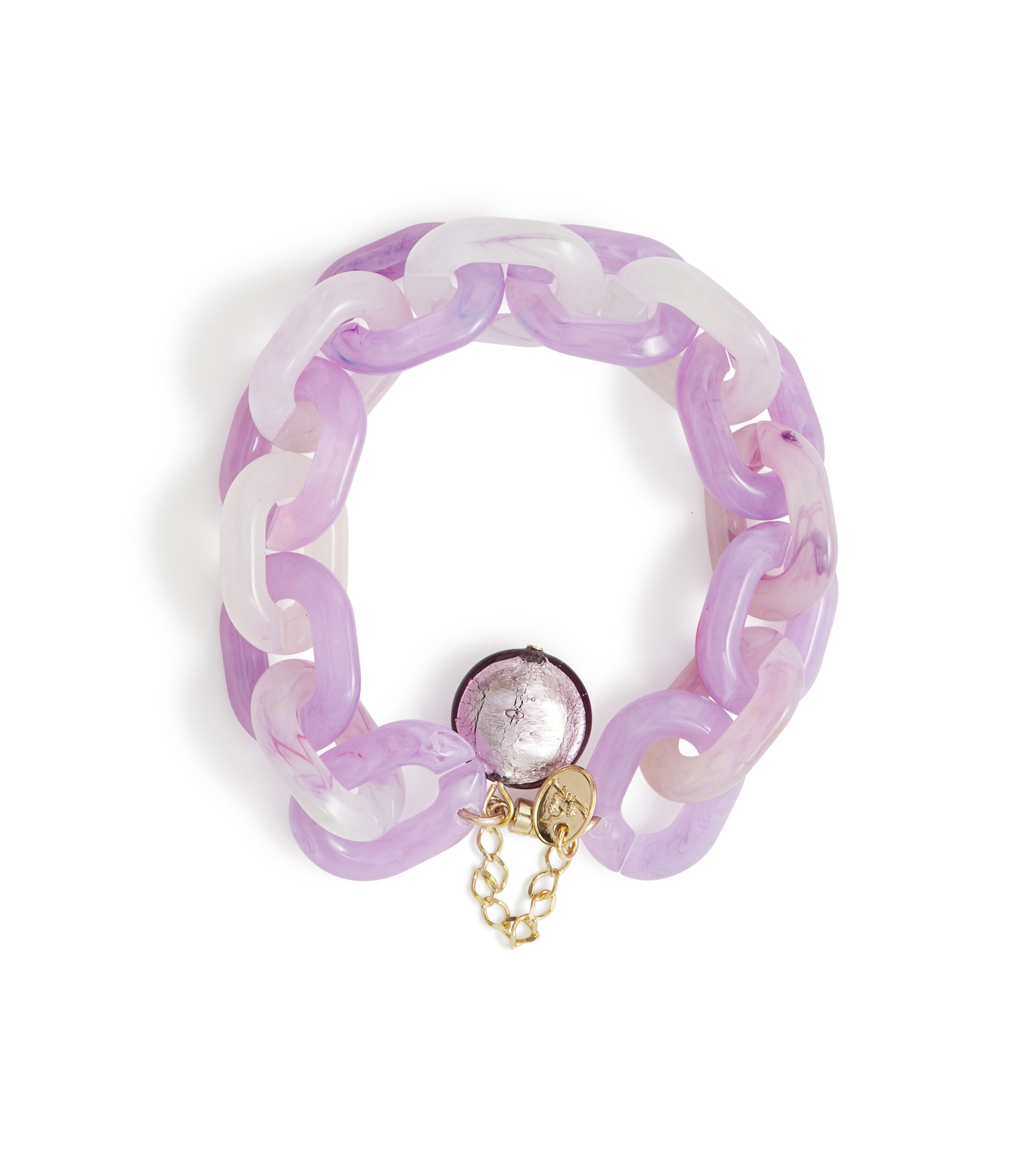 Yoko bracelet - Lilac and tie and dye mix